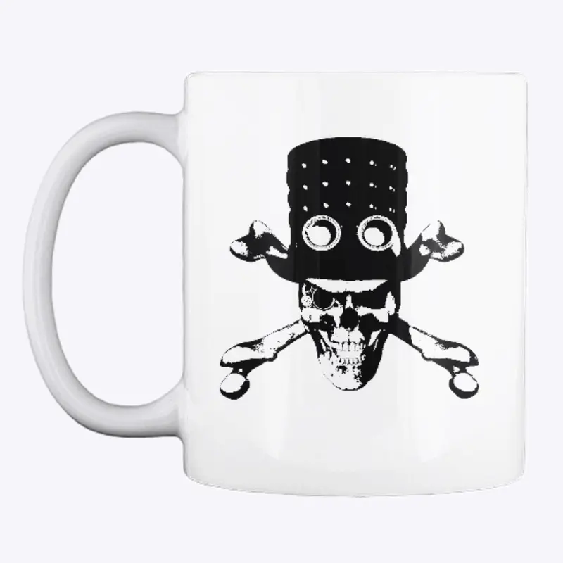 Father Time Skull Mug