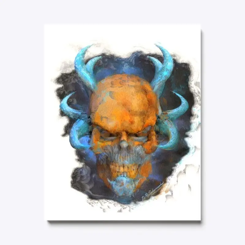 Water Color Skull