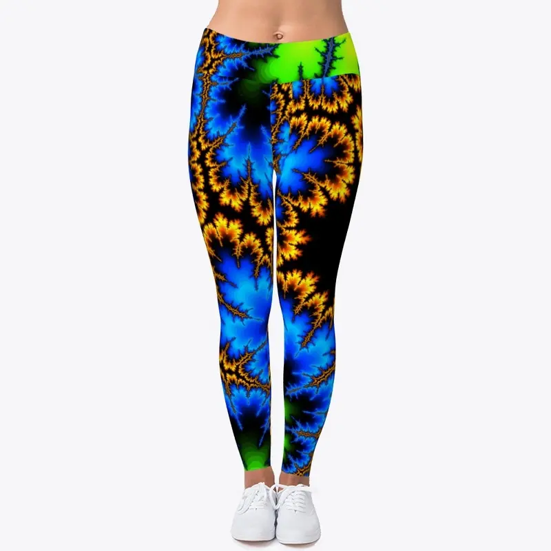 Vivid Electric Dream Leggings